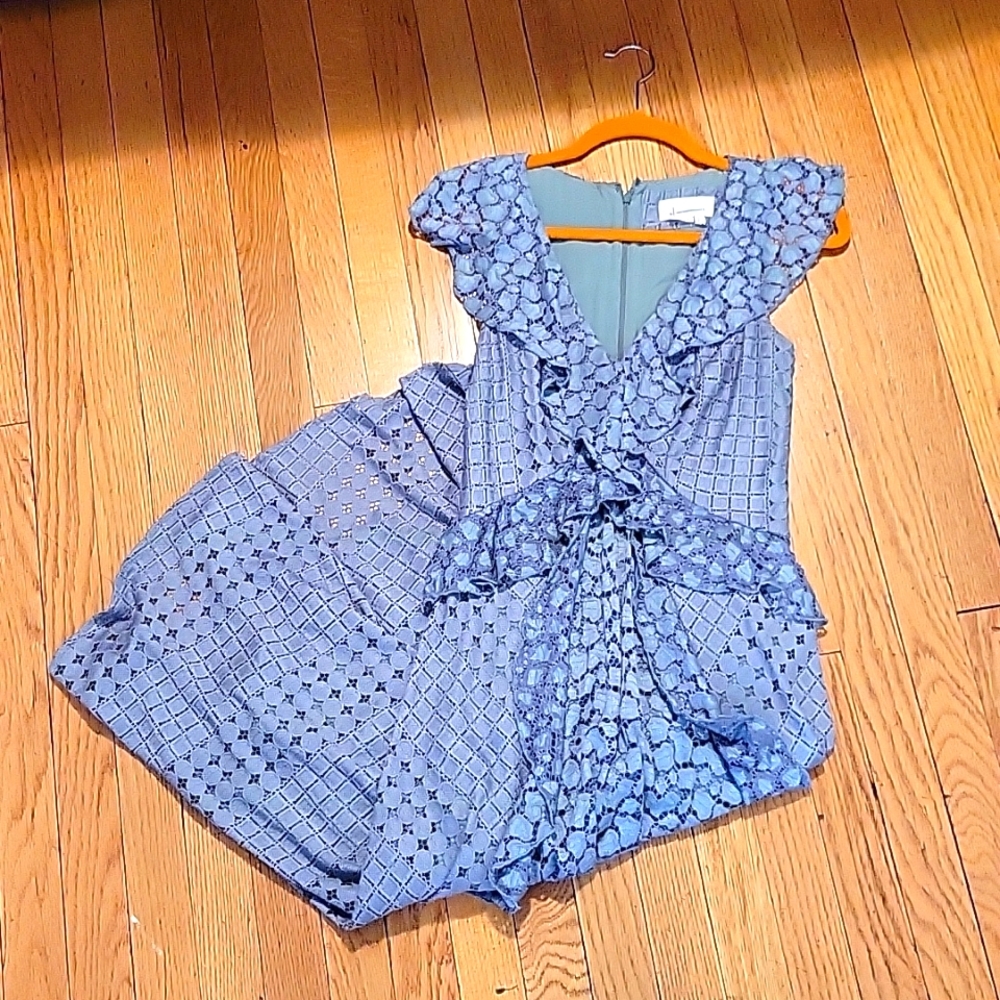 Blue anthropologie dress, size 4